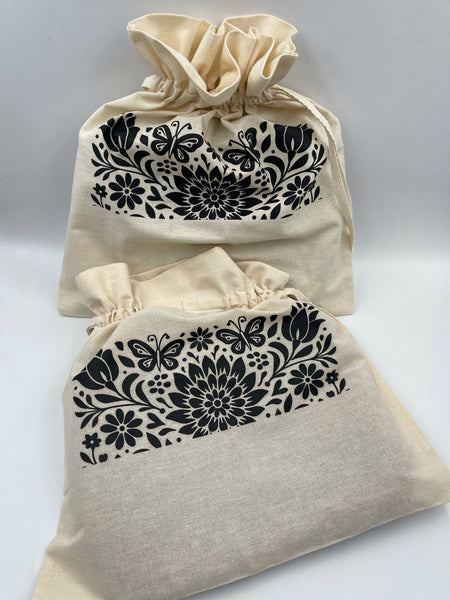 Bolsa de mano en menta y café