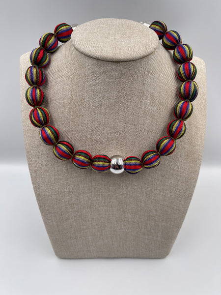 Collar granada y jade